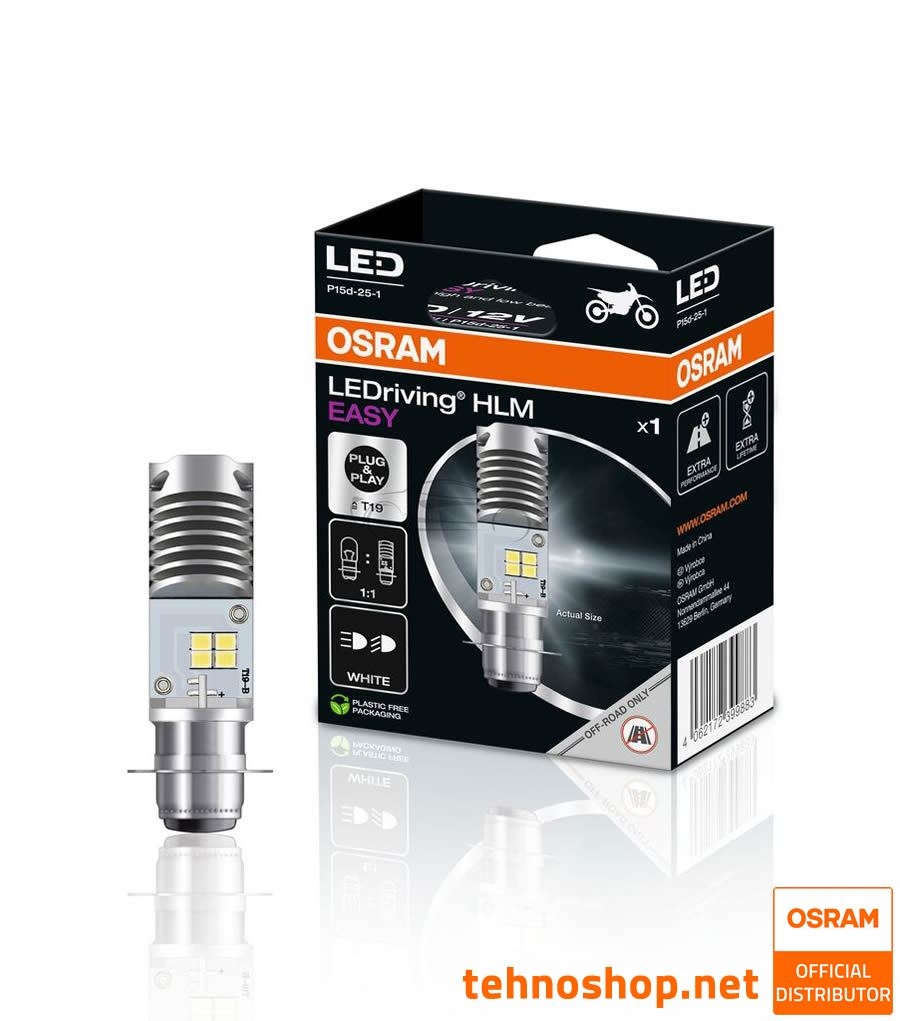 LED BULB OSRAM T19 LEDriving HLM EASY 7335DWESY-1HB P15d 1HB