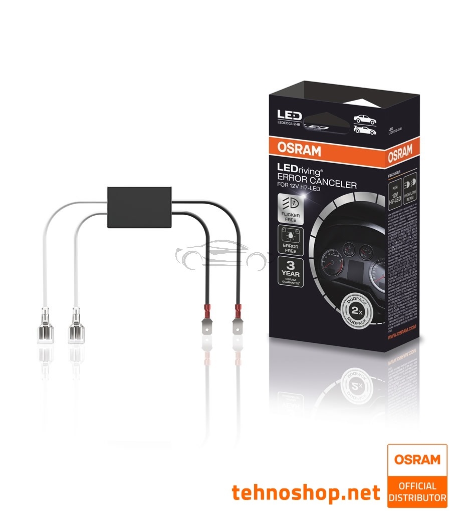 SET DEKODERJEV OSRAM ERROR CANCELER ZA LED H7 LEDEC02-2HFB