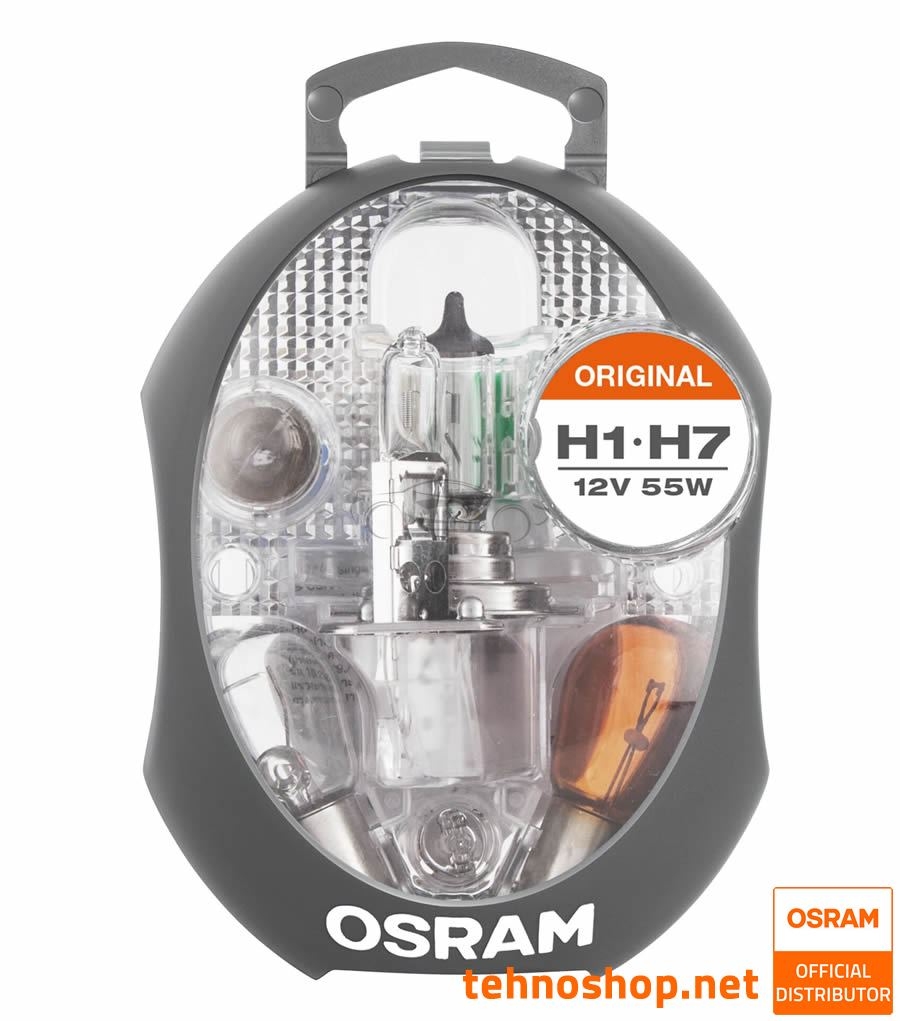 SET REZERVNIH ŽARNIC OSRAM SET CLK H1/H7 12V