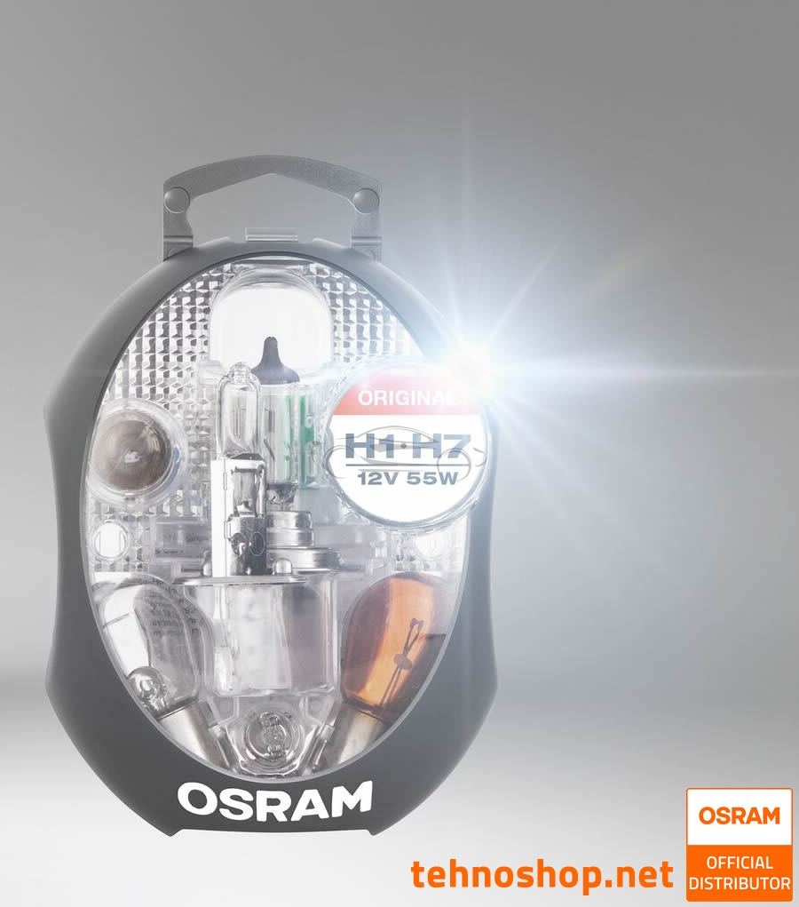 SET REZERVNIH ŽARNIC OSRAM SET CLK H1/H7 12V