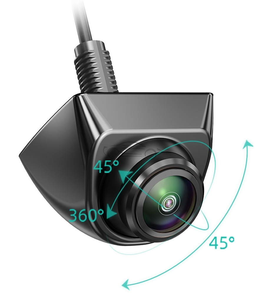 WIDE ANGLE CAMERA FULLHD 1080p AHD FOR PARKING NIGHT VISION WITH SCREW CNGUNI-WIDE-AHD 12/24V