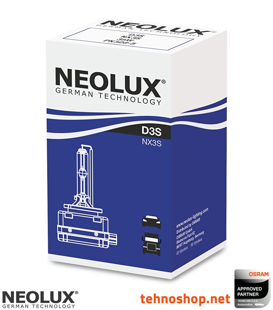 Neolux D3S Xenon Gas Discharge Car Headlight Headlamp Bulb NX3S 35w PK32d-5