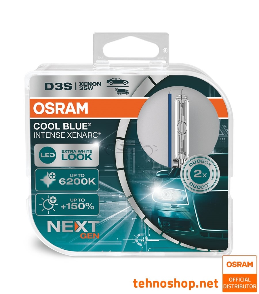 OSRAM 66340 XENARC® Original D3S Faltschachtel PK32d-5 Xenon Lampen als  Abblendlicht/Fernlicht