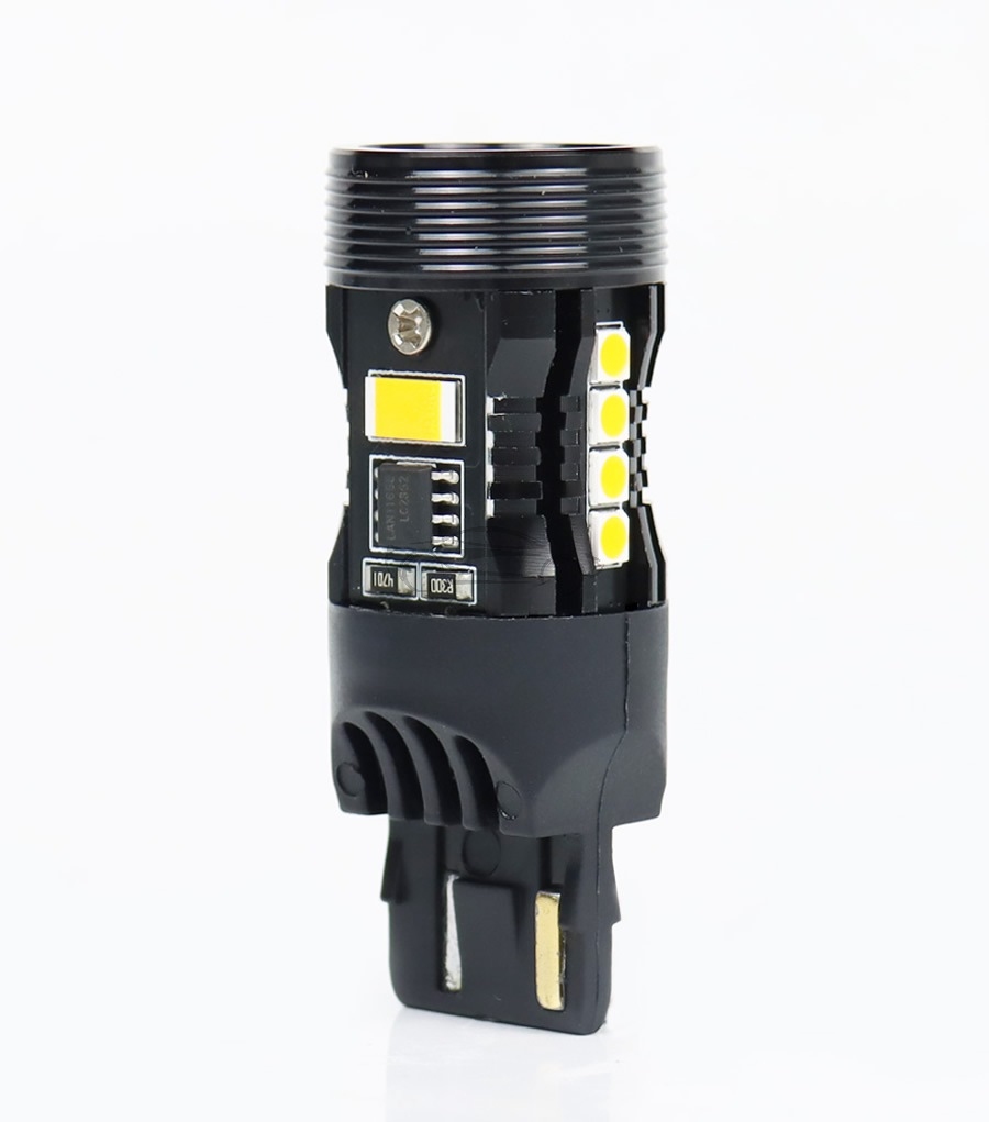 BULB LED W21W AMBER CB7 CANBUS 12V 10LED