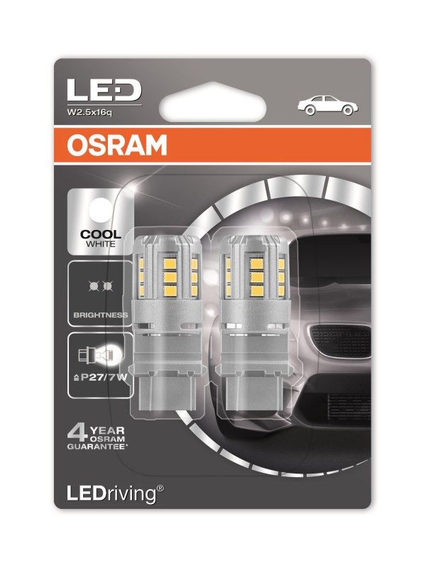 ŽARNICA OSRAM LED P27/7W 3547CW 2,5W 12V W2.5X16Q BLI2